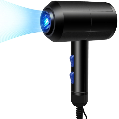 

Home Student Dormitory Negative Ion Hair Care Hammer Hair Dryer, CN Plug(Black)