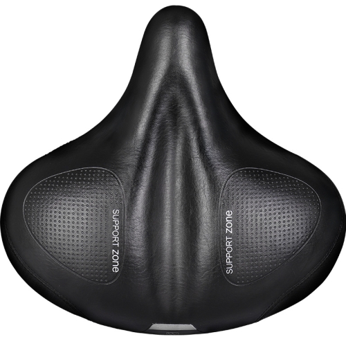 

Wheel Up Bicycle High Elasticity Comfortable Thick Breathable Anti-Scratch Non-Slip Spiral Big Butt Cushion(Black)