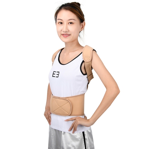 

Adult Back Posture Correction Belt Kyphosis Correction Body Restraint Belt, Specification: M(Complexion)