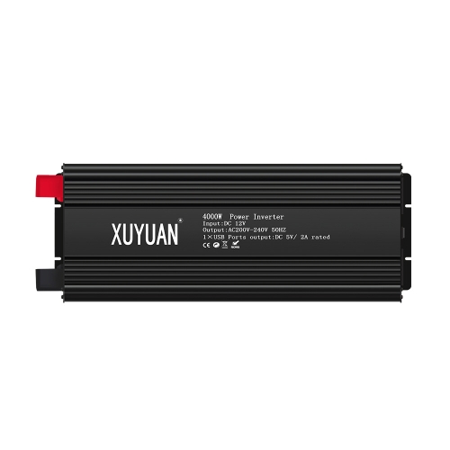 

XUYUAN 4000W Solar Car with Air Conditioner Household Pure Sine Wave Inverter Converter, Specification: 12V-220V