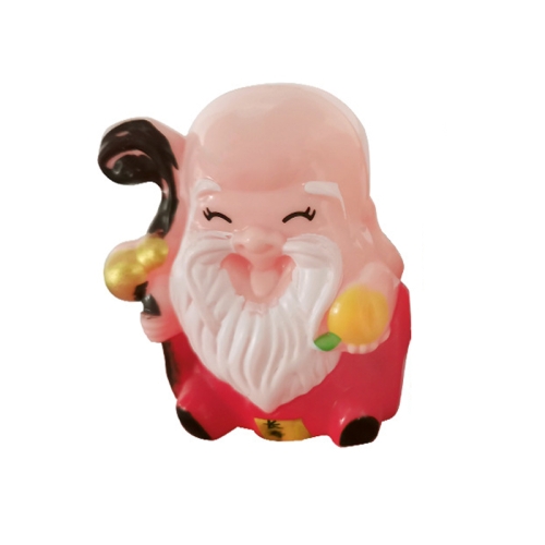 

20 PCS Plastic Birthday Cake Decoration Cartoon Doll Baking Decoration(God Of Longevity)
