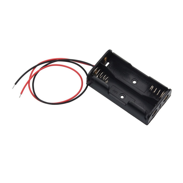 

10 PCS AA Size Power Battery Storage Case Box Holder For 2 x AA Batteries without Cover