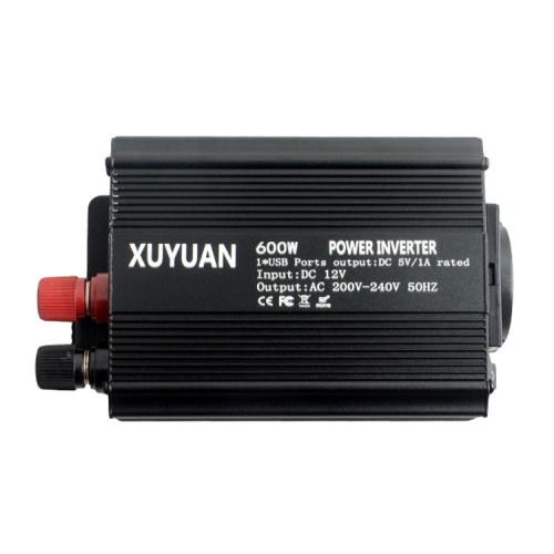 

XUYUAN 600W Solar Car Home Inverter USB Charging Converter, EU Plug, Specification: 12V to 220V