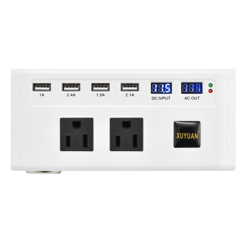 

XUYUAN Modified Sine Wave 200W USB Car Inverter, US Plug, Specification: 12V-220V