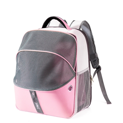 

LDLC QS-061 Portable Pet Bag for Outing Breathable Dog & Cat Backpack(Cherry Blossom Pink)
