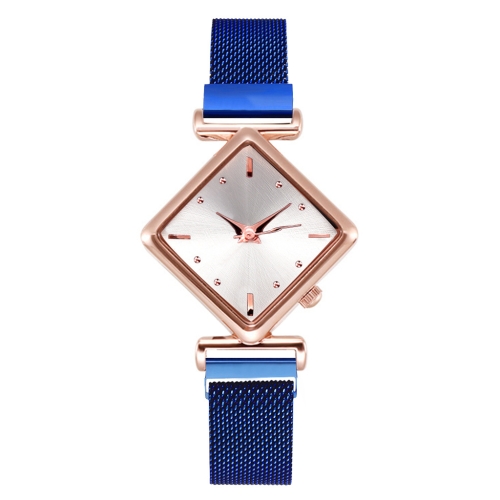 

2 PCS Ladies Diamond Dial Quartz Watch, Colour: Blue
