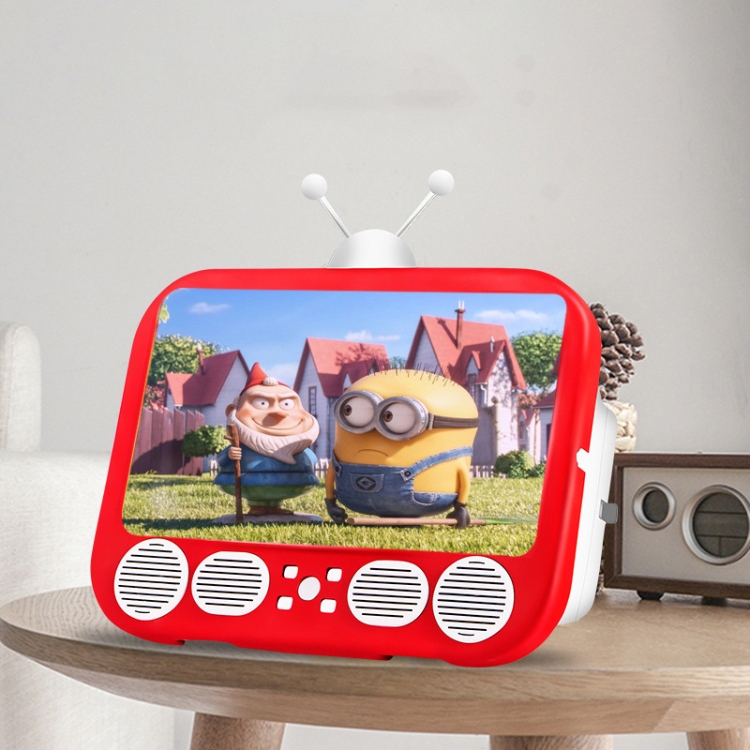

U-30 HD Retro Mobile Phone Screen Magnifier, Style: Ordinary Model(Red)