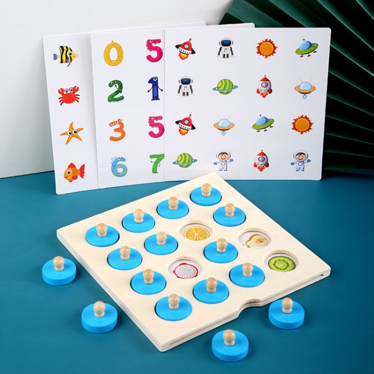 

Wooden Children Logical Thinking Memory Chess Puzzle Childhood Education Toys