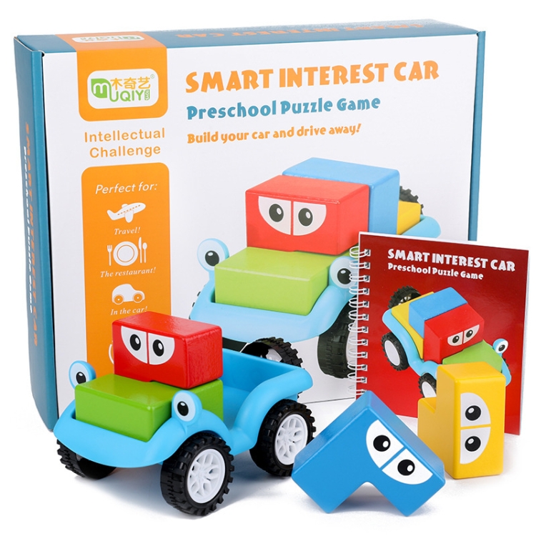 

MUQIYI Puzzle Creative Children Toy Gifts Interactive Children Early Education Puzzle Building Blocks, Colour: Smart Car