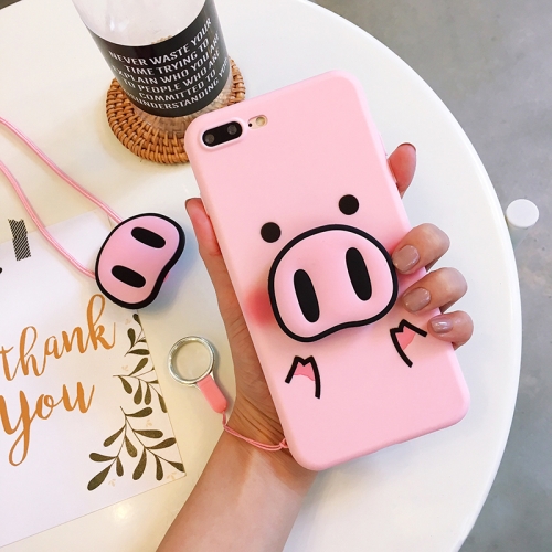 

Cute Cartoon Funny Pig Nose TPU Soft Phone Case For iphone7plus