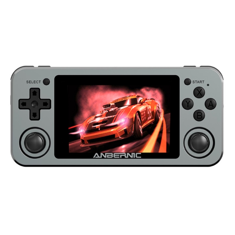 

RG351M 3.5 inch Screen Handheld Game Console Arcade Nostalgic Retro Game Console 128G (Grey)