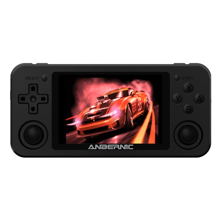 

RG351M 3.5 inch Screen Handheld Game Console Arcade Nostalgic Retro Game Console 128G (Black)