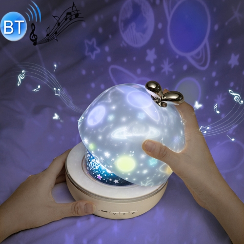 

Fantasy Starry Sky Projector Night Light Atmosphere Light Valentine Day Gift, Style: Bluetooth Version