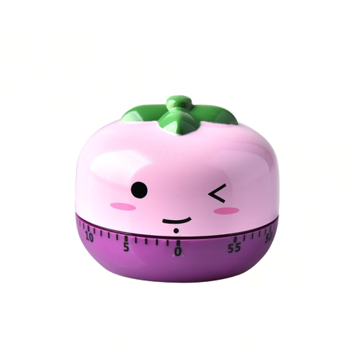 

2 PCS Kitchen Mechanical Timer Cartoon 60 Minutes Timer Baking Cooking Reminder(Tomato)