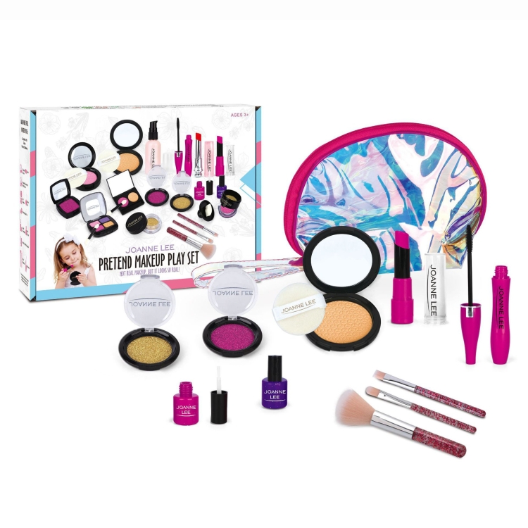 

Children Cosmetics Toy Set Simulation Girl Make-up Pretend Play Toys, Style: 12 PCS / Set Laser Bag