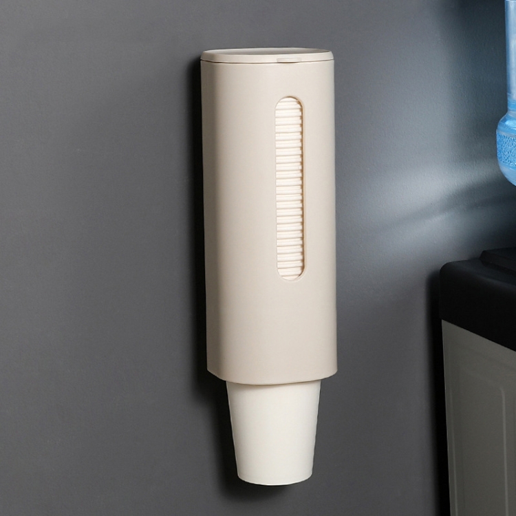 

2 PCS Disposable Cup Holder Paper Cup Automatic Cup Remover(Beige)