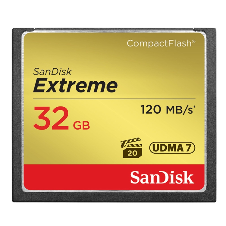 

SanDisk CFXPS-1067X High Speed CF Card Camera SLR Camera Memory Card CF-120M/S, Capacity: 32GB