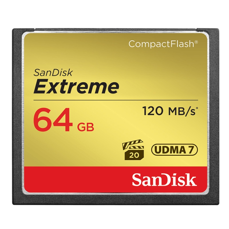 

SanDisk CFXPS-1067X High Speed CF Card Camera SLR Camera Memory Card CF-120M/S, Capacity: 64GB