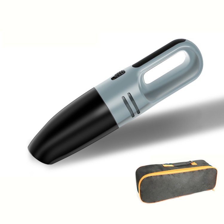 

Car Handheld Portable Vacuum Cleaner Small Car Vacuum Cleaner Wireless Black Gray+Storage bag