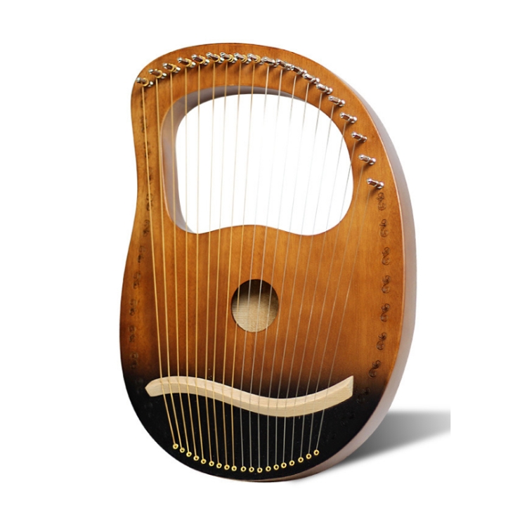 

Small Harp Laya Portable Mini Lyre,Style: 19 Tone Classic Gradient Wood Color Box