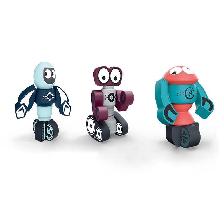 

Magnet Magnetic Robot Children Early Education Building Blocks Assembling Educational Toys 3 PCS / Set