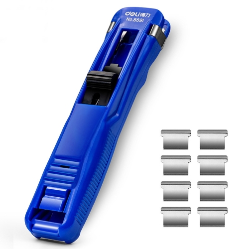 

5 PCS Deli Office Stationery Supplementary Clip Push Clipper, Specification: 8591