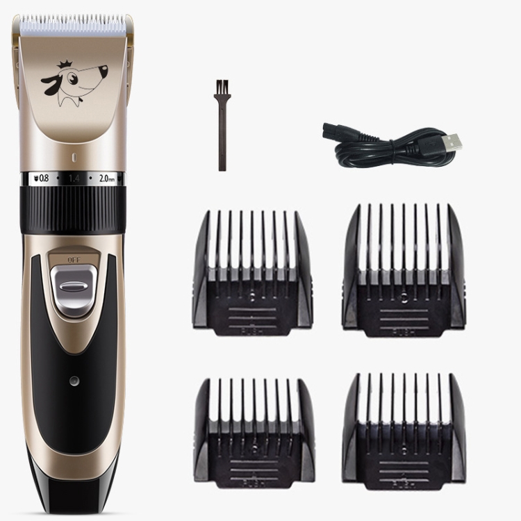 

Pet Hair Remover Electric Shaving Haircut Set, Specification: Golden