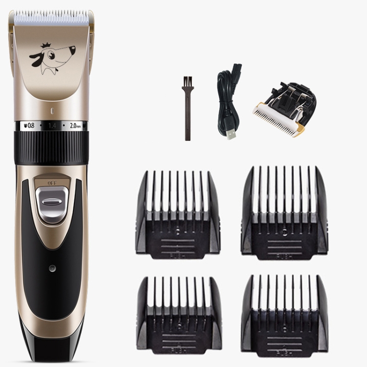 

Pet Hair Remover Electric Shaving Haircut Set, Specification: Gold+Cutter Head
