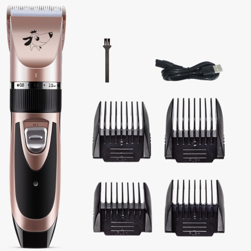 

Pet Hair Remover Electric Shaving Haircut Set, Specification: Rose Gold