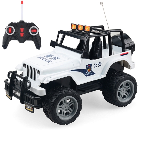 

Electric Children Four-Way Remote Control Car Toy Model Toy, Proportion: 1:18(White Convertible Police Car 6063)