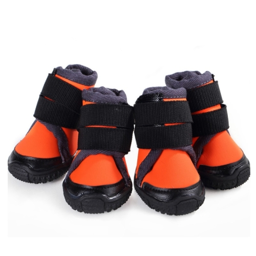 

Pet Shoes Small Medium & Large Dogs Outdoor Sports Climbing Non-Slip Shoes, Size: 50(Orange)