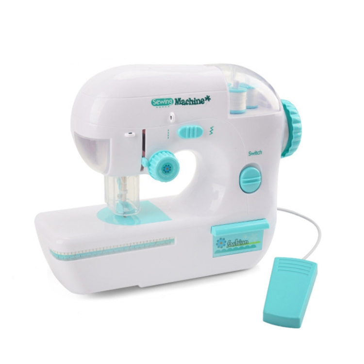 

7920 Medium Size Girls Electric Sewing Machine Small Home Appliances Toys Children Play House Toy