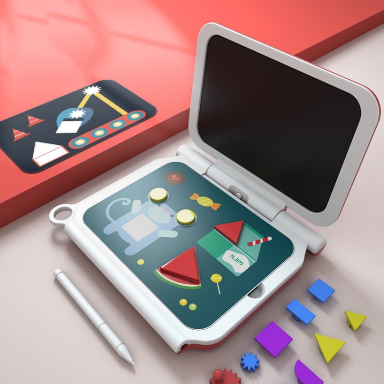 

10 inch Children Electronic LCD Handwriting Drawing Board Puzzle Graffiti Painting One-Click Clear Writing Board Toy(Red)
