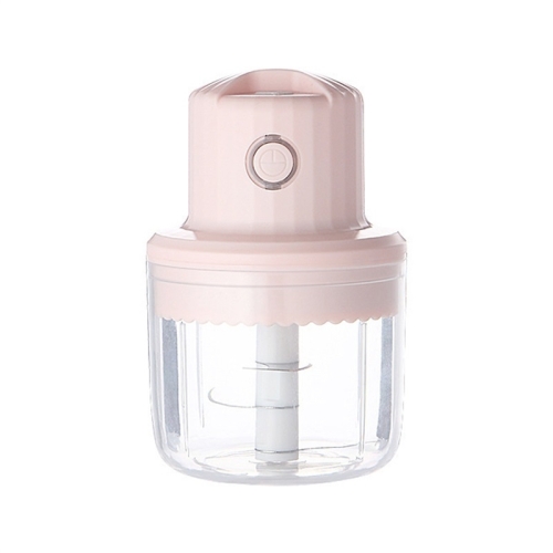 

Baby Food Supplement Meat Grinder Electric Mini USB Rechargeable Mixer Small Minced Meat Garlic Masher Large (Pink)