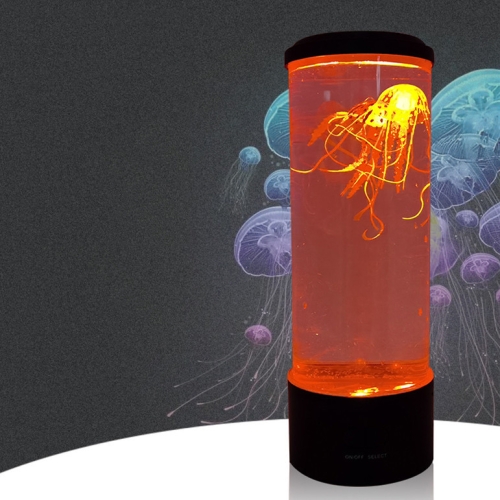 

Cylindrical LED Simulation Jellyfish Light USB Powered Colorful Jellyfish Atmosphere Light