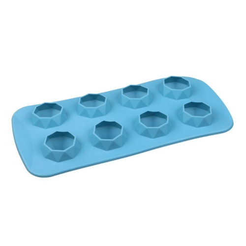 

2 PCS Creative Silicone Ice Tray Mold 8 Continuous Mould Home-Made DIY Ice Tray Box, Style: Brick (Blue)