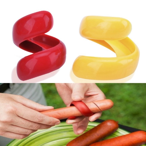 

5 Sets Sausage Hot Dog Cutter Barbecue Spiral Gadgets