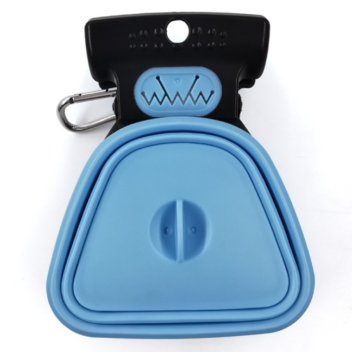 

DT Portable Toilet Picker For Pets Outing Folding Clip Collector, Size: 14x11.5cm(Blue)