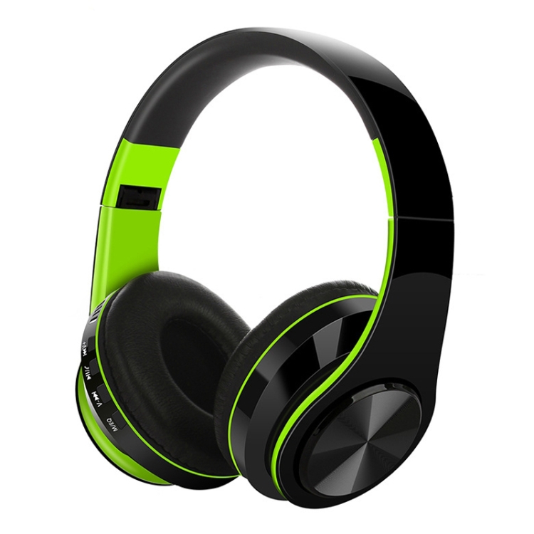 

FG-69 Bluetooth Wireless Headset Subwoofer Mobile Computer Headset(Green)