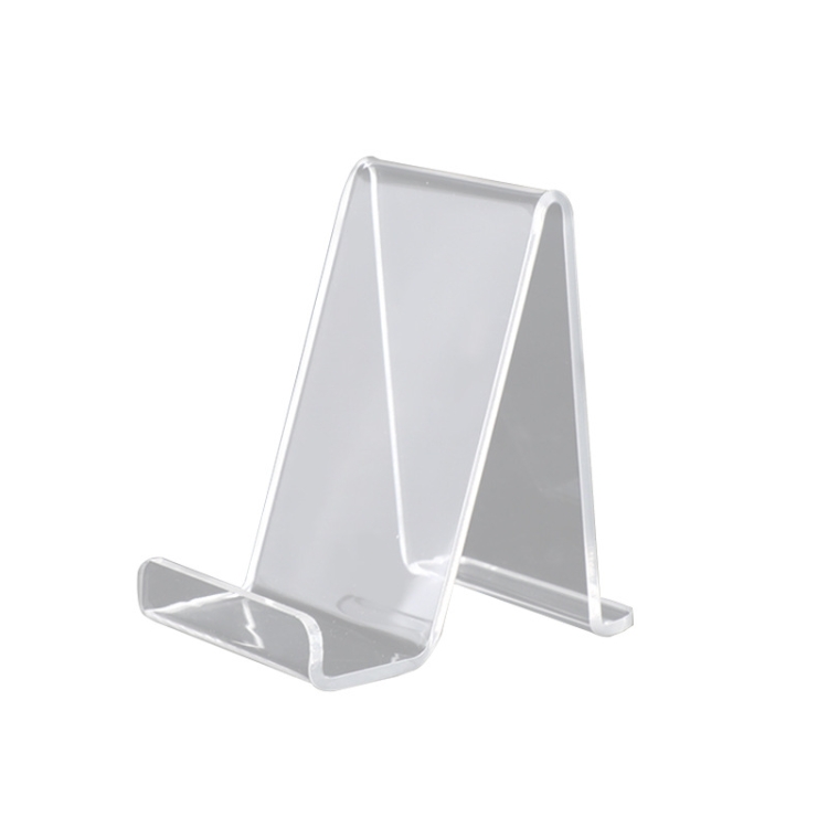 

QH-018 10 PCS Acrylic Transparent Mobile Phone Display Stand(Transparent)