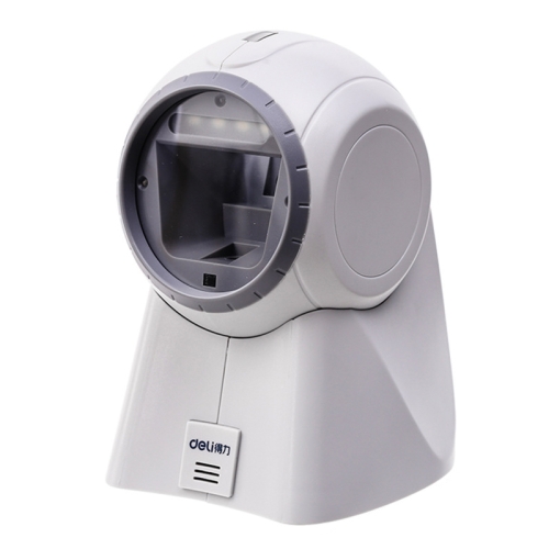 

Deli One-Dimensional Code Two-Dimensional Code Screen Barcode Scanner Supermarket Catering Stores Scanner, Model: 14960 White