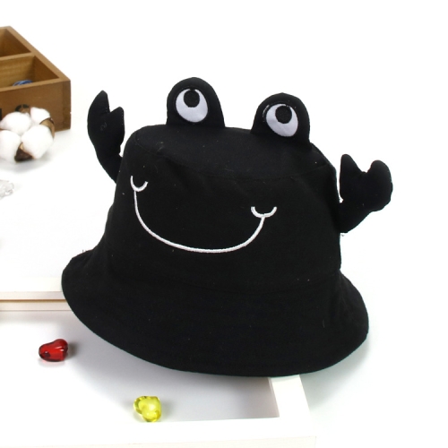 

MZ6033 Small Crab Shape Children Basin Hat Cartoon Fisherman Hat, Size: 50cm(Black)