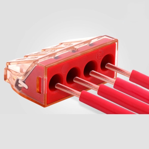 

10 PCS VSELE VSE-104D Multifunctional Current Conductor Splicing Connectors Push-in Connector Terminal