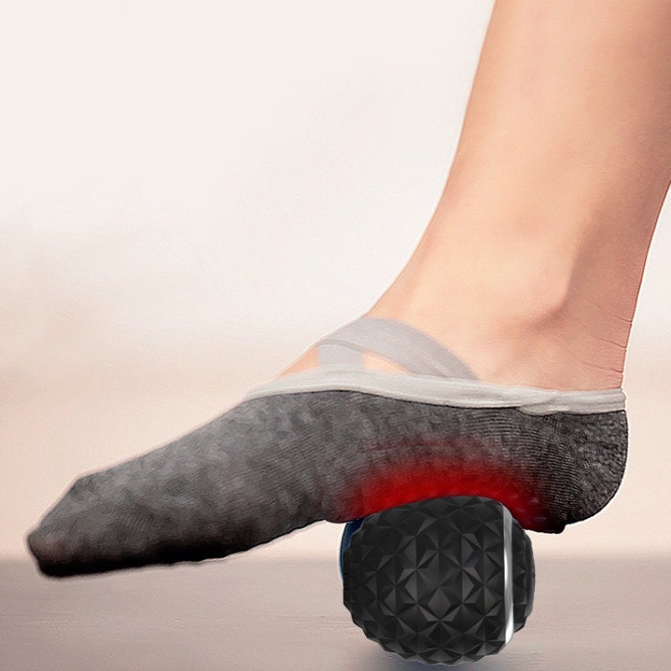 

Health Massage Silicone Electric Fascia Ball Yoga Ball, Random Color Delivery