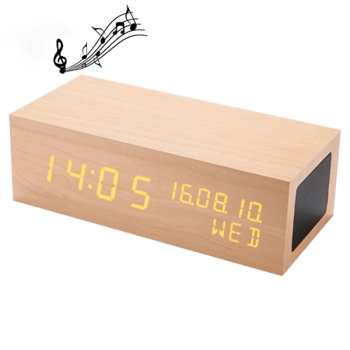 

Wooden Clock Bluetooth Speaker(Bluetooth Audio Quality)