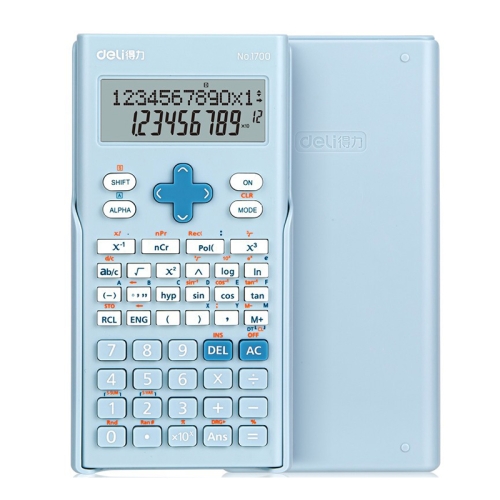 

Deli 1700 Scientific Calculator Portable And Cute Student Calculator(Blue)