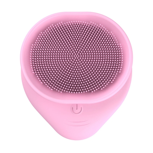 

2 PCS BR-1022 Silicone Facial Cleanser Anti-Foam Ultrasonic Portable Pore Cleaner Beauty Importer, Colour: Battery Type Pink