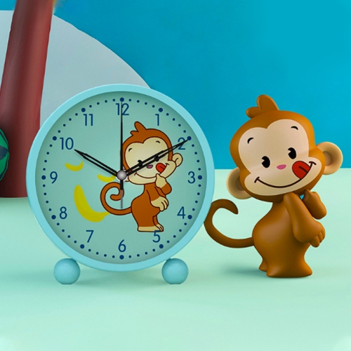 

Cartoon 5 Inch Desktop Alarm Clock Student Home Alarm Office Study Mini Pendulum Clock, Colour: Monkey Didi