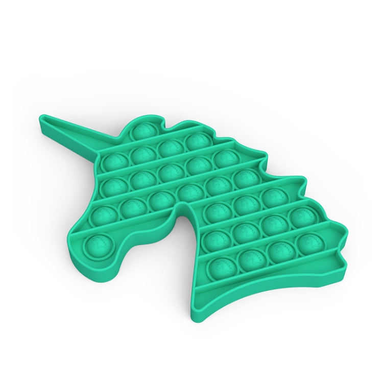 

2 PCS Children Mathematical Logic Educational Toys Silicone Pressing Parent-Child Interactive Board Game, Style: Unicorn (Green)