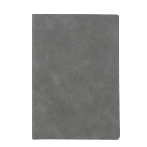 

2 PCS Business Notebook PU Retro Soft Leather Office Notepad, Cover color: Light Gray Ordinary, Specification: A5